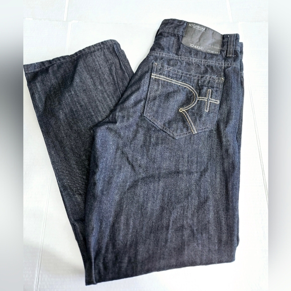 Vintage 1999 Dark Blue Rocawear Denim Dark Blue W 38 - Picture 1 of 11